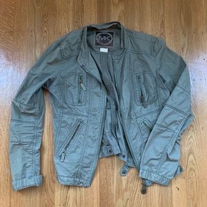 Michael Kors Green Military Jacket - size 2